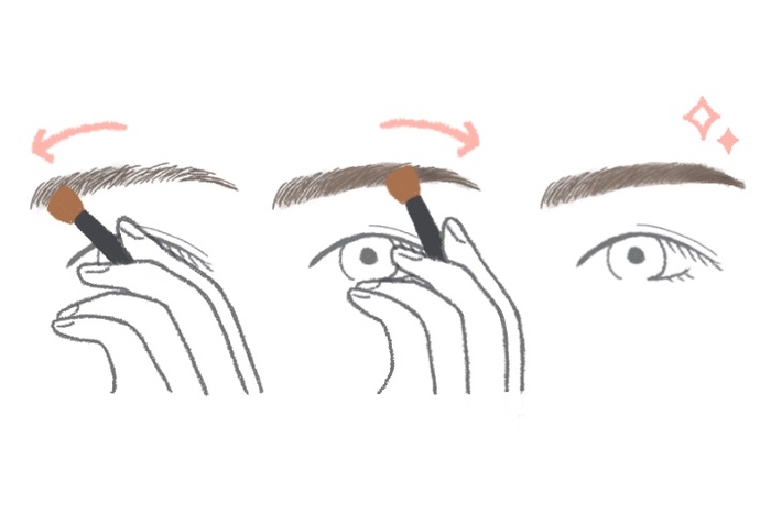 眉毛の描き方