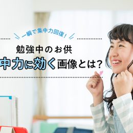 一瞬で集中力回復！勉強中のお供、脳を回復させる画像とは？